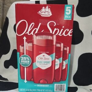Old Spice Pure Sport Deodorant 5-Pack - Red